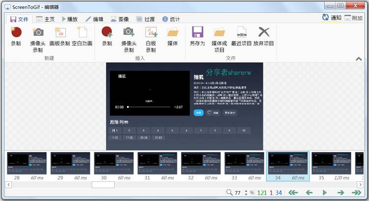 ScreenToGif v2.41.1 便携版 超好用GIF-第2张图片-分享迷